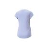 Puma Training Series Large Logo Pattern Training Crew Neck Short Sleeve T-Shirt Women T-Shirts Purple 520320-28