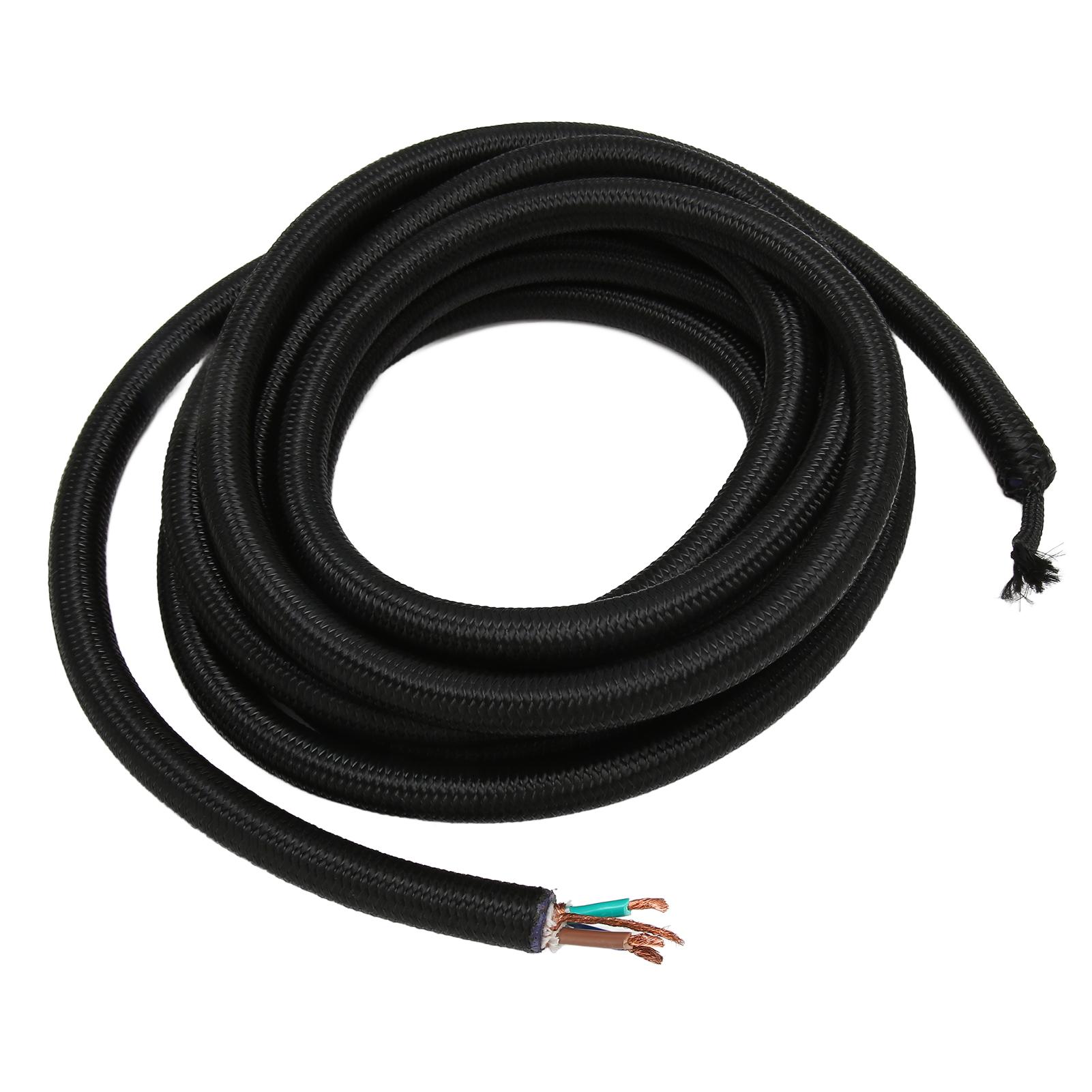 

Сетевой шнур 6N OCC Медный сердечник Hi-Fi Сетевой кабель Кабель питания переменного тока Звуковой видеокабель для усилителя мощности CD 9.8ft