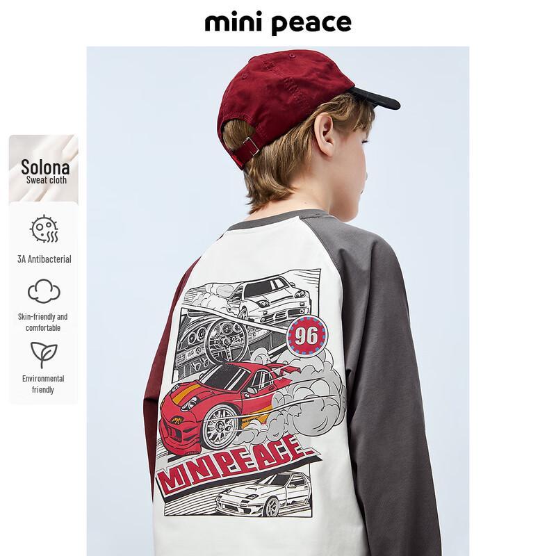 MiniPeace Boy s Long Sleeve T-Shirt FACPF1219 120