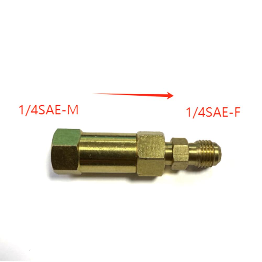 Valve Interface Check Valve For Air Conditioning External Thread 1 4 SAE Internal Thread 1 4 SAE Brass Check Valve For Fans