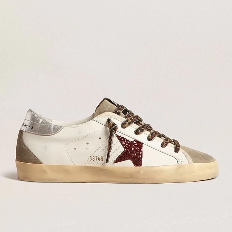 Leather Small Dirty Shoes Men's and Women's Star Shoes Dirty Shoes Casual Versatile Fashion Board Shoes White Shoes