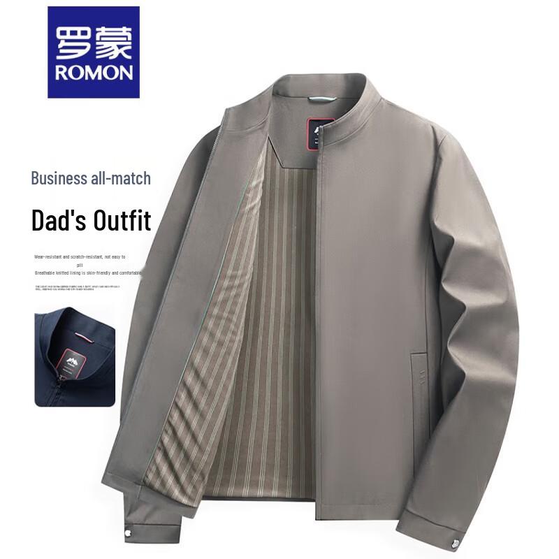 ROMON Herren Business Casual Stehkragenjacke