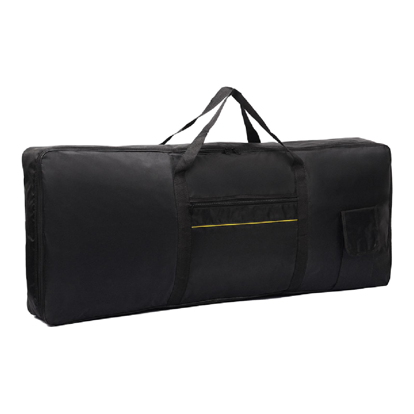 61 Key Electric Piano Keyboard Bag Carrying Storage Bag Dustproof Protection Keyboard Case for Concert Outdoor Music Studio Tour чёрный