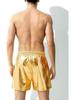 Men's Cross-border Patent Leather Beach Shorts: Casual Three-Color Design