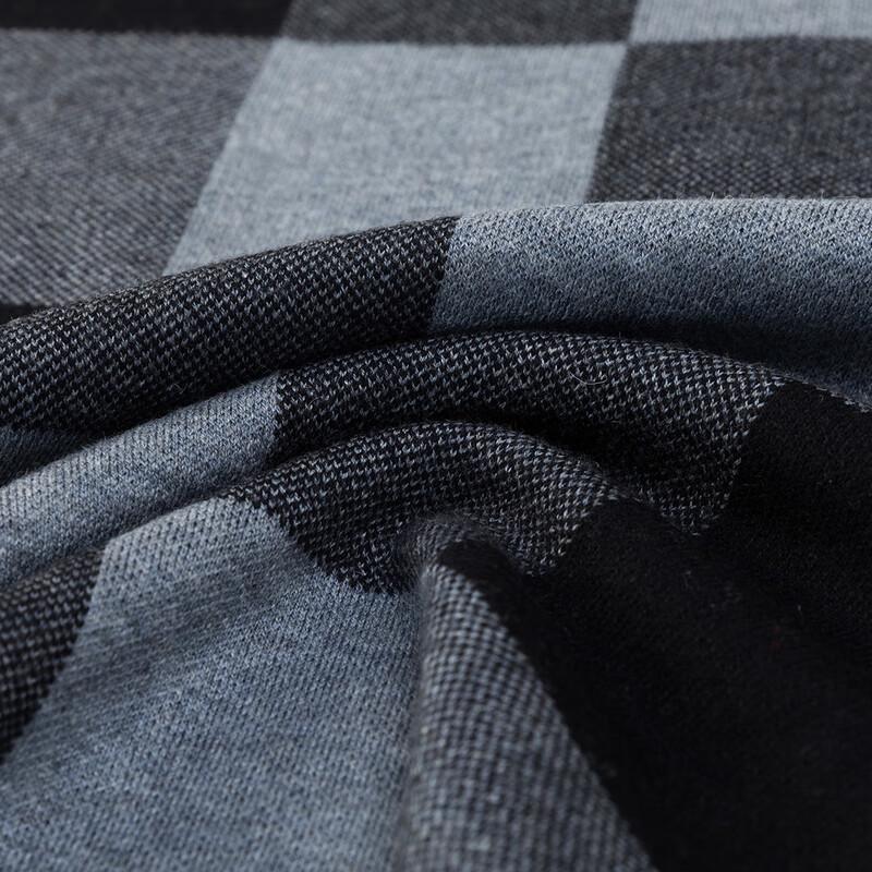 Navigare Unisex Plaid Wool Scarf