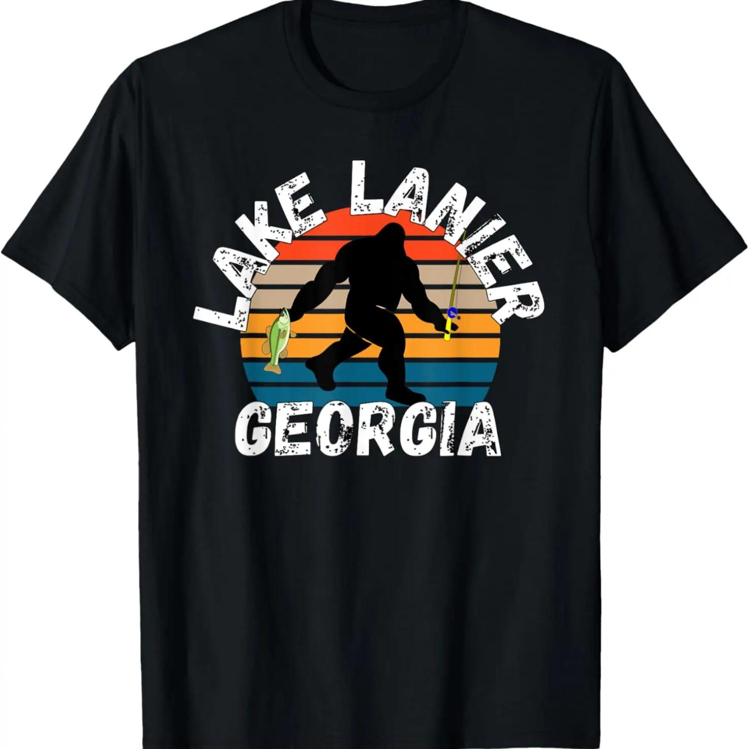 Blue Ridge Georgia GA Vintage Mountains Hiking Souvenir T-Shirt XXXXXL чёрный