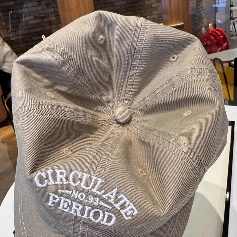 Letters Vintage Duck Tongue Cap Polyester Outdoor  Letters Baseball Hat Sports Baseball Cap  Summer