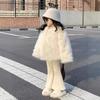 Winter Girls Thickening Coats Children Clothing Versatile Outerwear Simple Warm