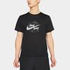 Nike Dri-Fit Running Quick-Dry Printed Short-Sleeve T-Shirt Men Tops Black DA0217-010