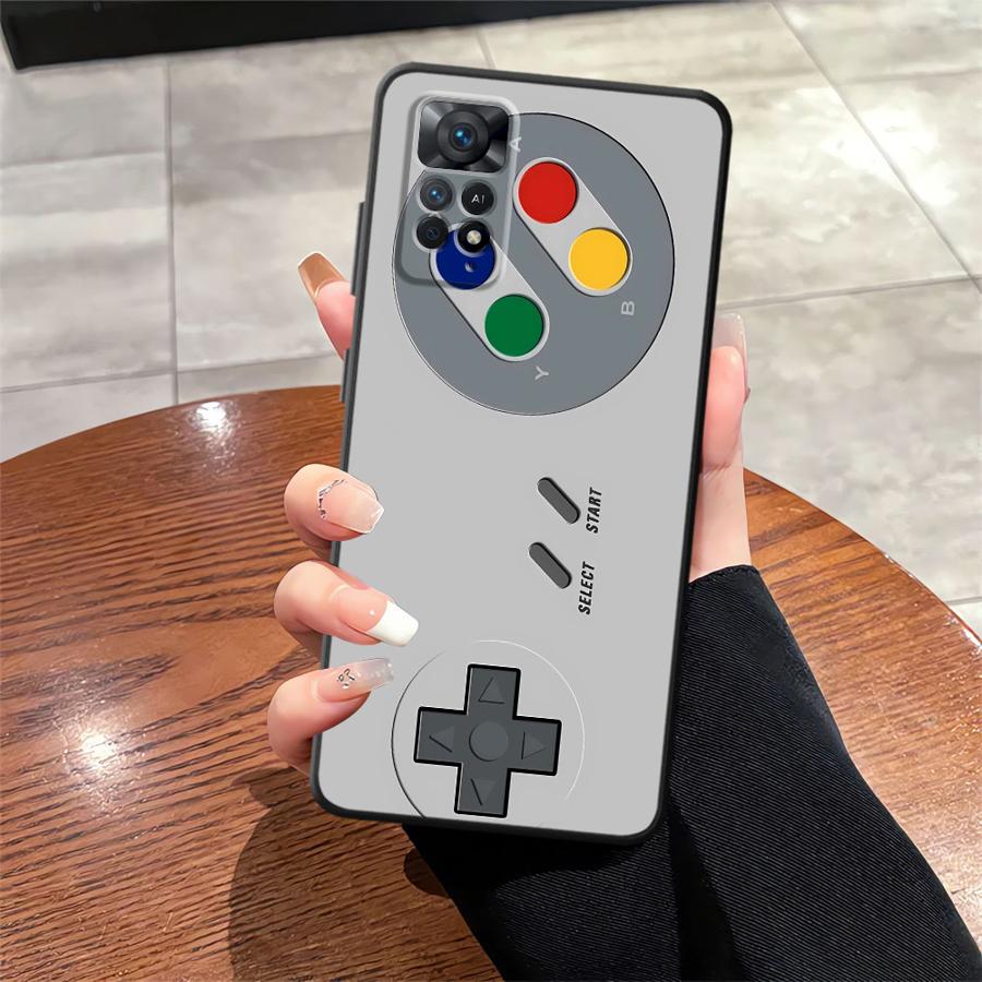Case for Xiaomi Redmi Note 9 14 10 10S 9S 12 Pro 13 Pro Plus 7 8 11 11s 12s Funda Phone Cover Retro Cameras Games