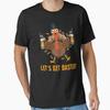 Thanksgiving Lets Get Basted Essential T Shirt Vintage Versatile Unisex Homme Designer Clothes Streetwear Slightly