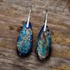 Colorful Droplet Pendant Earrings Teardrop Shape Dangle Earrings  Fashion Accessories