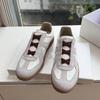 Pierwsza warstwa skóry bydlęcej Klasyczne Retro Niemieckie Buty Treningowe Prawdziwa Skóra Buty dla Par Białe Buty Męskie i Damskie Buty deskorolkowe
