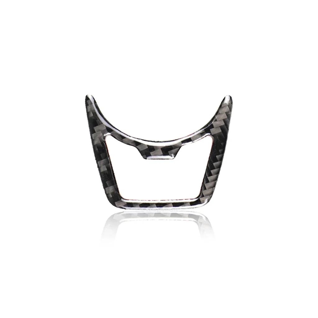 For Ford Mustang Headlight Switch Cover Trim Sticker Car Styling Interior Accessories 3D Carbon Fiber Protector Car Decals