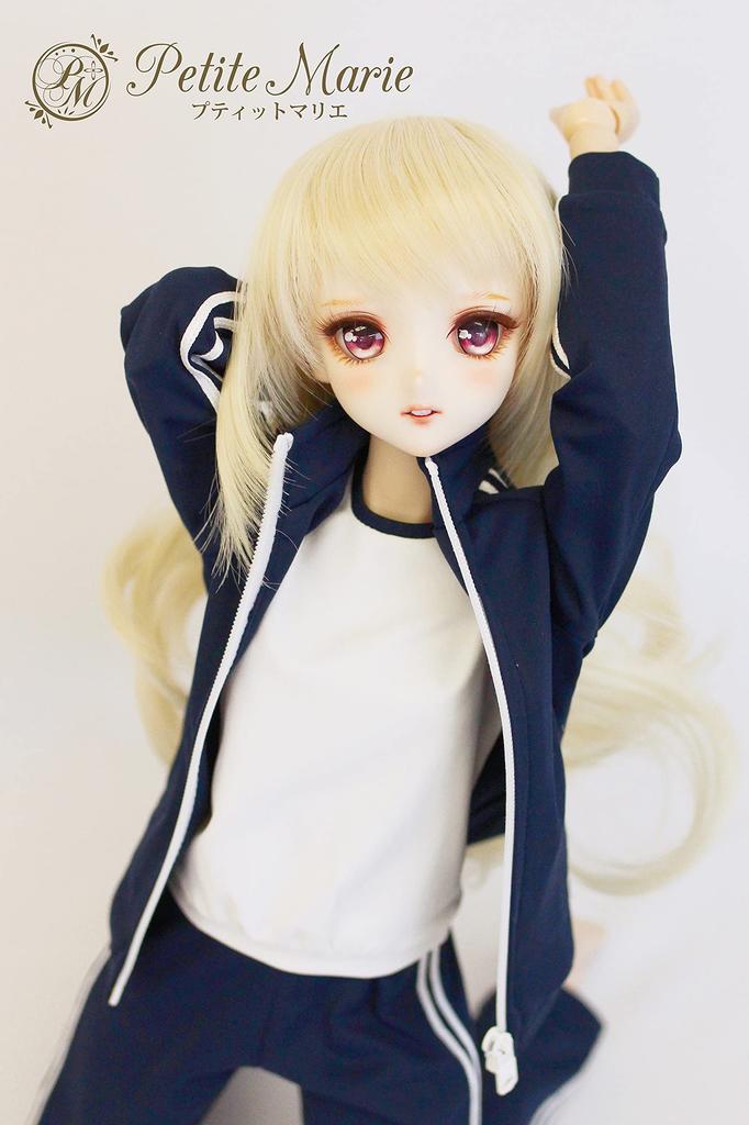 [Petite Marie] 13 DD Kompatibel Weiche Haptik Vielseitiger Jersey Blau 60cm Puppe BJD Puppenkleidung [Petite Marie] [Nr.0077]