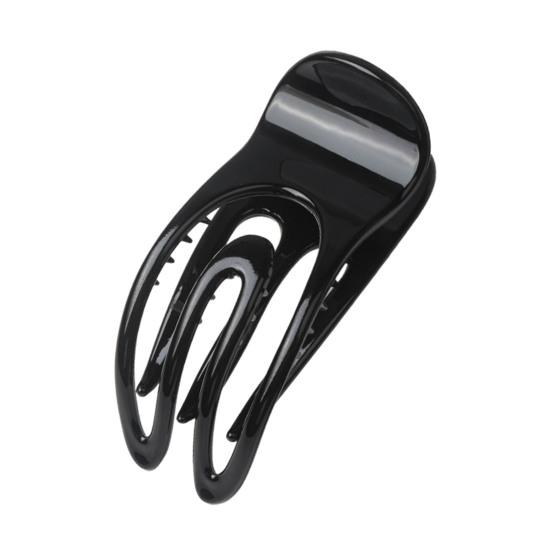 French Style Hair Claw Hollow U-shaped Strong Grip Women Hair Clip Curved Ponytail Holder Hair