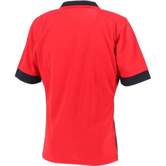 Adidas DOCOMO RED HURRICANES Rugby Short Sleeve Scarlet Size to Japanese size Men's T-Shirt, (GOQ46), J/O (equivalent 2L) (FK0783)