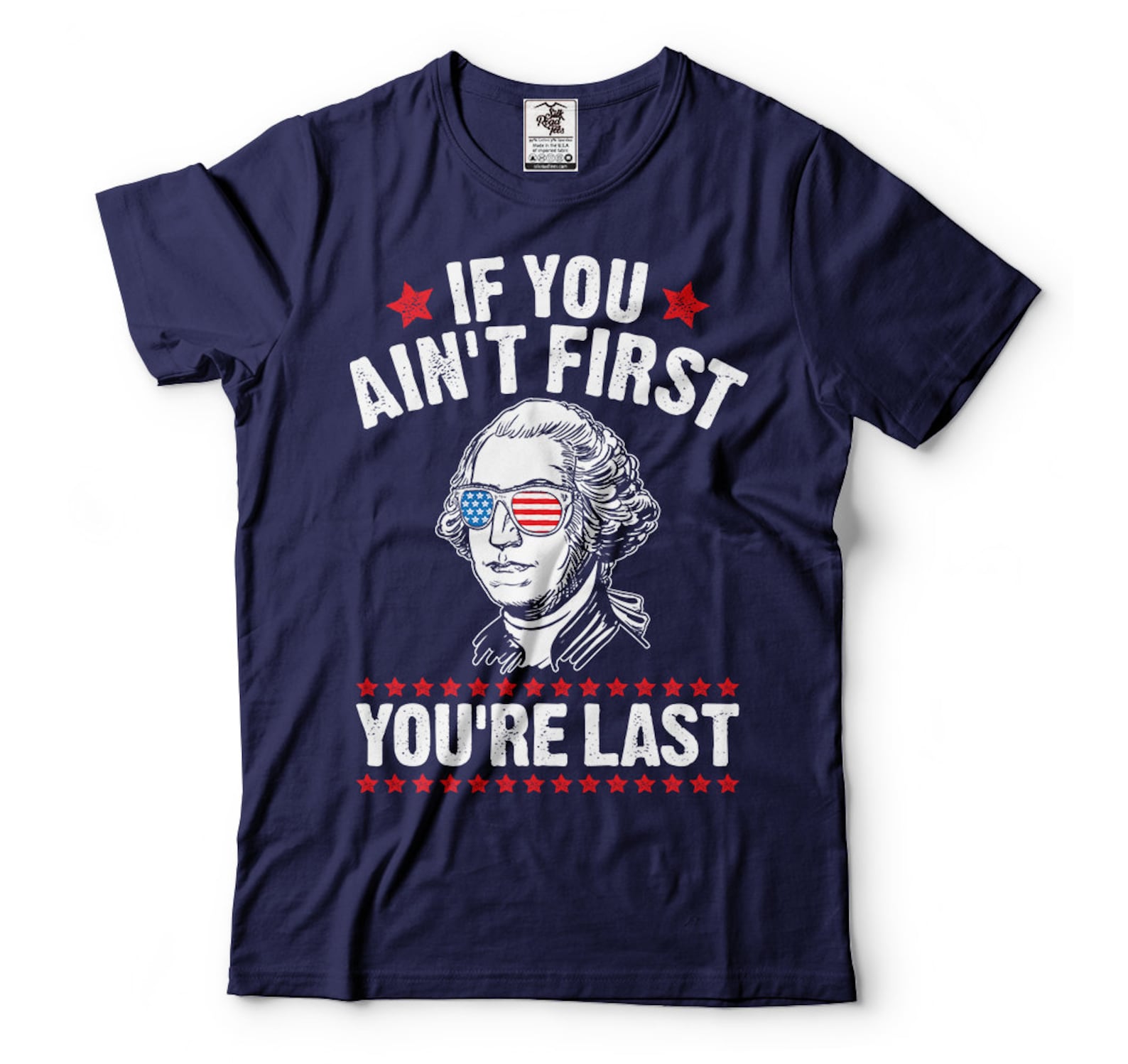 USA Independence Day T-Shirt: George Washington Patriotic Tee 3XL