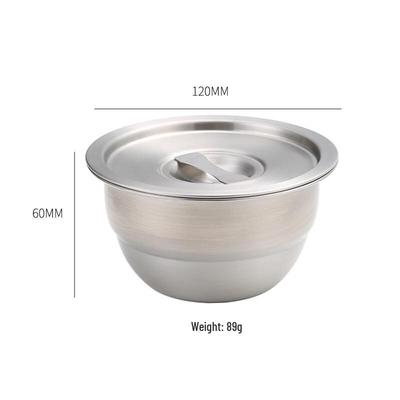 ZISIZ Miska wielofunkcyjna ze stali nierdzewnej 304 z pokrywką