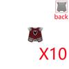 MOC Medieval Building Blocks Soldier Figures Weapons Accessories Armor Shield Flag Transport Ox Horse Mini Brick Toy Gift X010