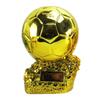 Ballon d'Or Trophy Ornament: Resin Football Craft, 2022 World Cup Souvenir, In Stock