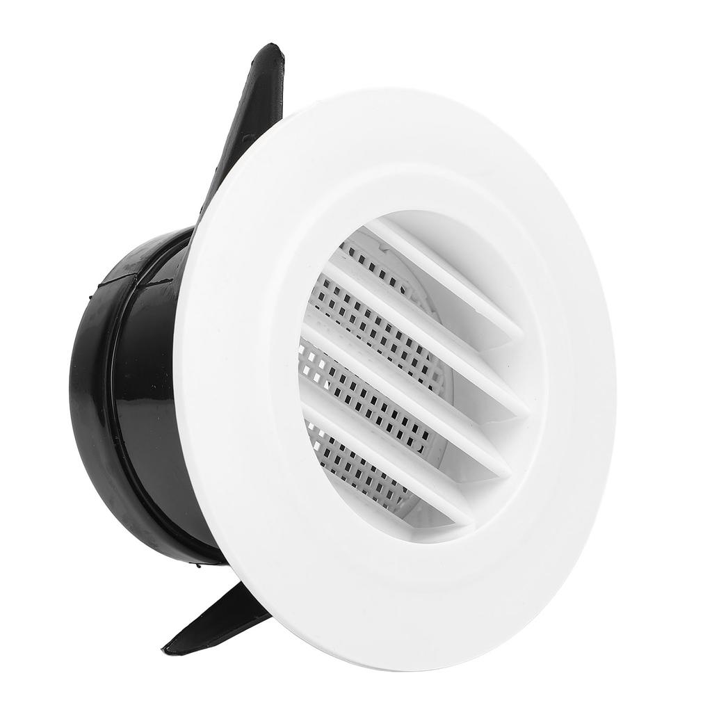 75mm Round Vent Cover ABS Slant Louver Vent Grille Cover for Indoor Ventilation System