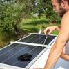 Wasserdichte Solar-Kabeldurchführung Einzelbohrung Bohrerfreie Installation UV-beständig für Wohnmobil Boot Wohnwagen Gebäude Solarmodulverkabelung
