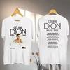 Celine Dion Paris 2026 Fan Tour Geschenk T-Shirt Herren Damen 2026 Sommer Neue Mode Herren T-Shirt Popmusik Streetwear Hip Hop T-Shirts