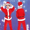 Infant Christmas Santa Outfit Soft Breathable Linen With Hat for Baby Xmas Family Gathering Photo Shoot