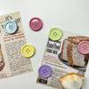 6/12pcs Button Refrigerator Sticker Home Decoration Refrigerator Magnetic Stickers Ins Plastic Refrigerator Sticker Nordic 3cm