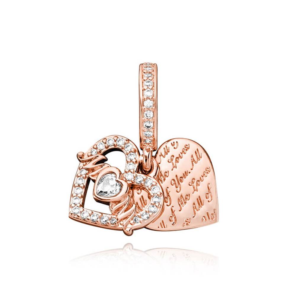 

Pandora 789402C01 Heart Mom Dangle Charm