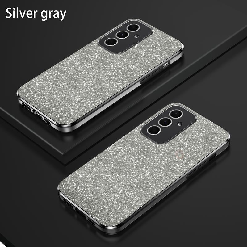 A 54 34 24 14 Luxury Gradient Glitter Plating Case For Samsung Galaxy A54 A34 A24 A14 4g 5g A04s 2023 Silicon Protect Back Cover