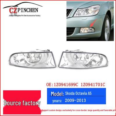 Front Bumper Fog Lights Compatible with Skoda Octavia A5 2009-2013