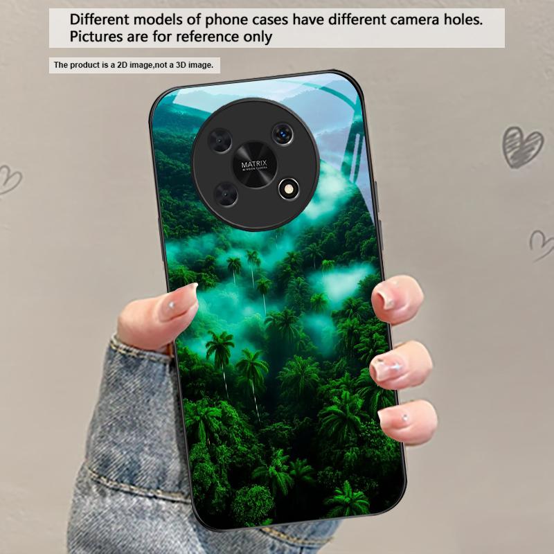 

Лесной Ручей Узор Для Honor X5 Plus X30 X9c Smart X5b X9a X30 Max X50i 30 Pro 50 Pro 70 90 Smart 200 Lite Стеклянный Чехол Для Телефона Honor 90