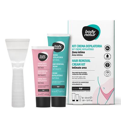 Body Nature Hair Removal Cream & Post Care Balm for Bikini Line, 1 Set