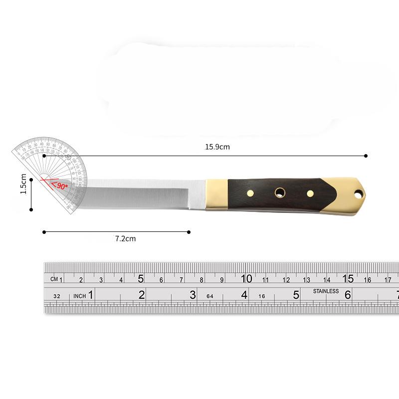 A Knife for A Collapse, A Stainless Steel Butcher Knife, Meat Knife, A Kitchen Knife for Fruits, A Camping Instrument, A Chef Knife with A Case