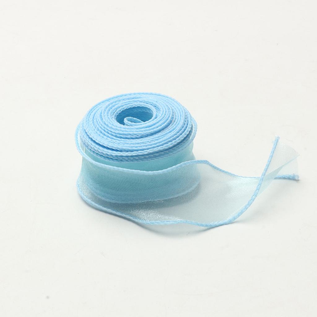 10Yard Organza Chiffon Ribbon 40mm Sheer Chiffon Ribbons for Bouquets Wrapping Making Bows Wreath Wedding Decoartion