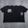 Summer New AD 2026 WYSD Shortsleeved Sun Roll Fun Printed American High Street Skateboard Cotton Roundneck Tshirt