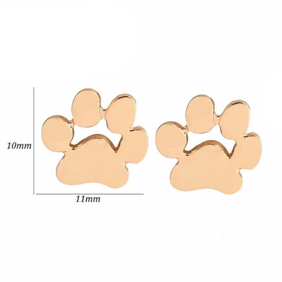 Women Fashion Dog Cat Palm Paw Ear Stud Earrings Party Jewelry Accessories Gift