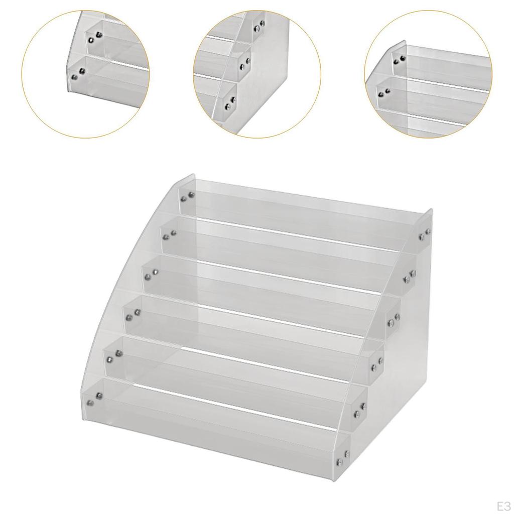Acryl-Kosmetik-Aufbewahrungsbox, Lippenglanzständer, Nagellack-Organizer, Make-up-Halter für Pinsel