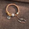 Men and Women Ethnic-style Hand-woven String Bracelet, Retro Color Cotton Thread Woven Bracelet