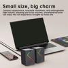 USB Power Mini Speaker With Dynamic LED Lighting For Desktop Gaming And Multimedia Use