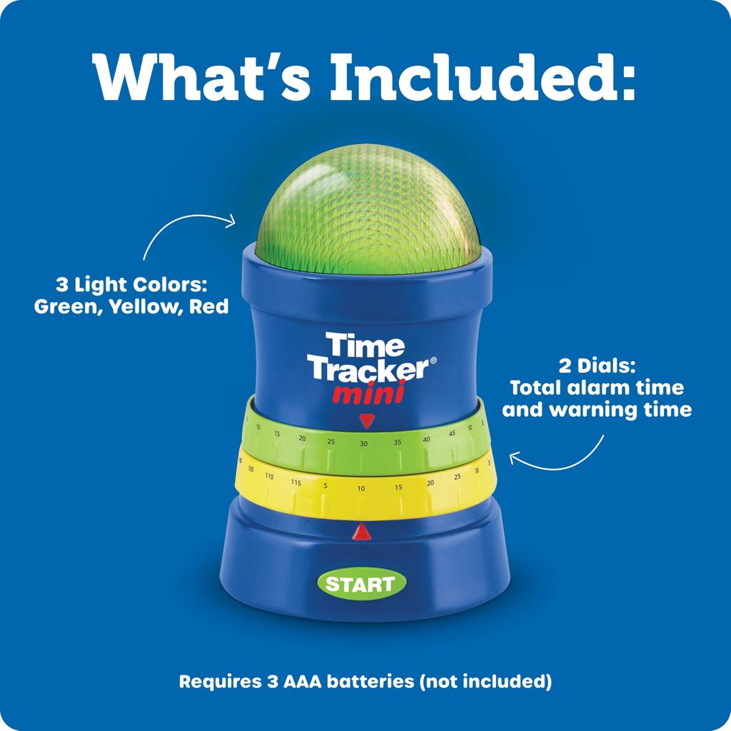 Learning Resources Time Tracker(R) Mini Light-Up & Sound-Activated Mini Timer LER 6909
