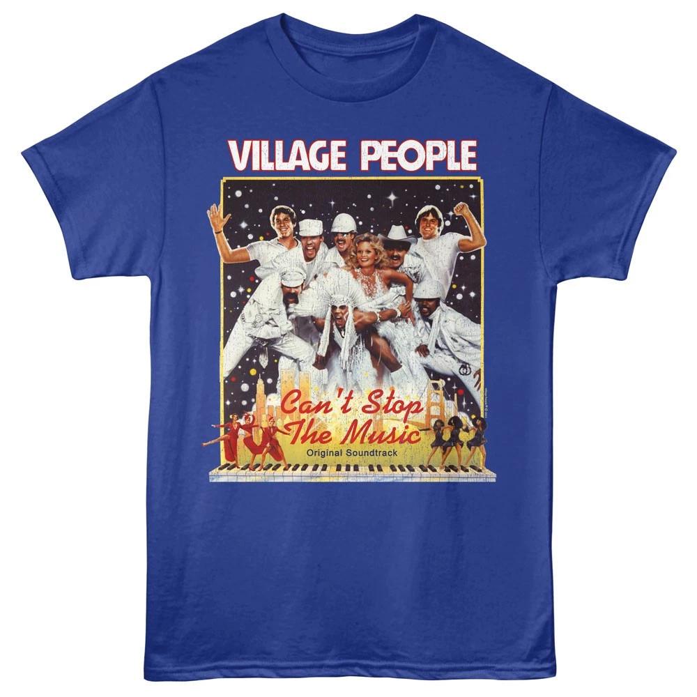 The Village People Can t Stop The Music Original Soundtrack Men s T shirt XL