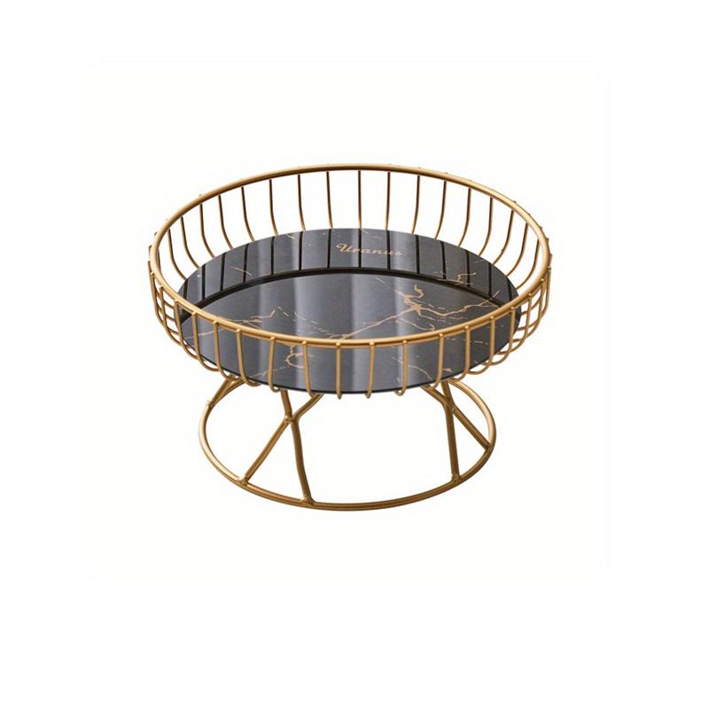 Light Luxury Fruit Plate, Creative Living Room Home Fruit Basket Afternoon Tea Candy Dessert Stand Snack Tray,Party Supplies