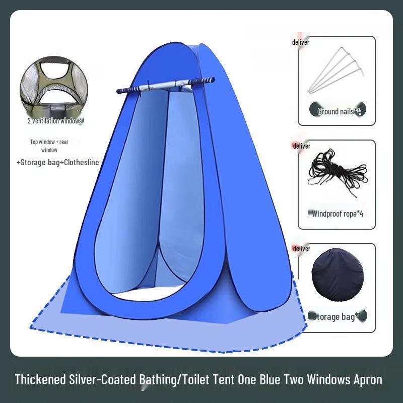 Tragbares Camping-Dusch- und Toilettenzelt - Outdoor-Privatsphäre-Unterstand