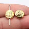 Twisted-Pattern Small-Hole Spacer Beads Mini Antique Bronze Silver Jewelry Making String Beads Separator