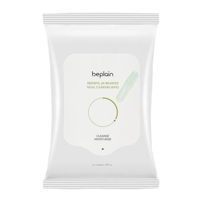 Greenful pH-ausgeglichene Gesichtsreinigungstücher, 20 Blatt