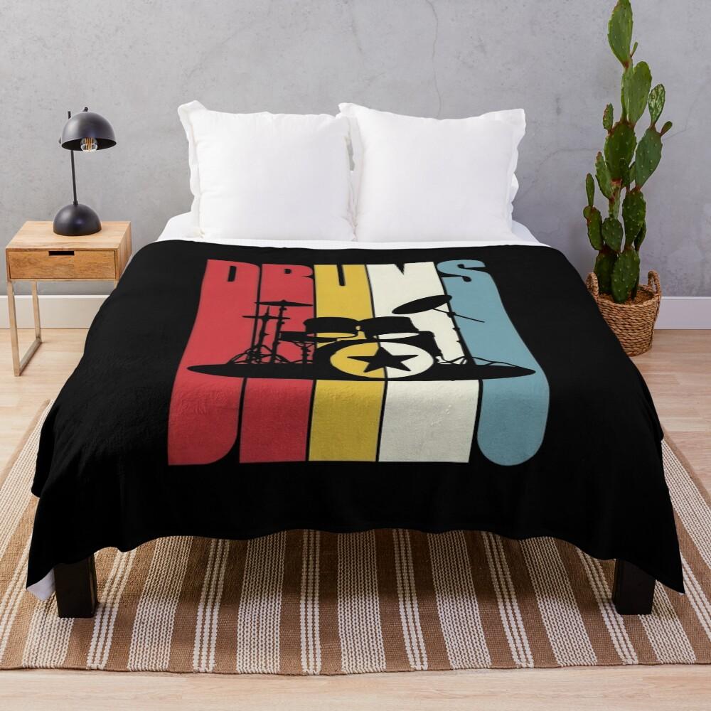 Drums Throw Blanket