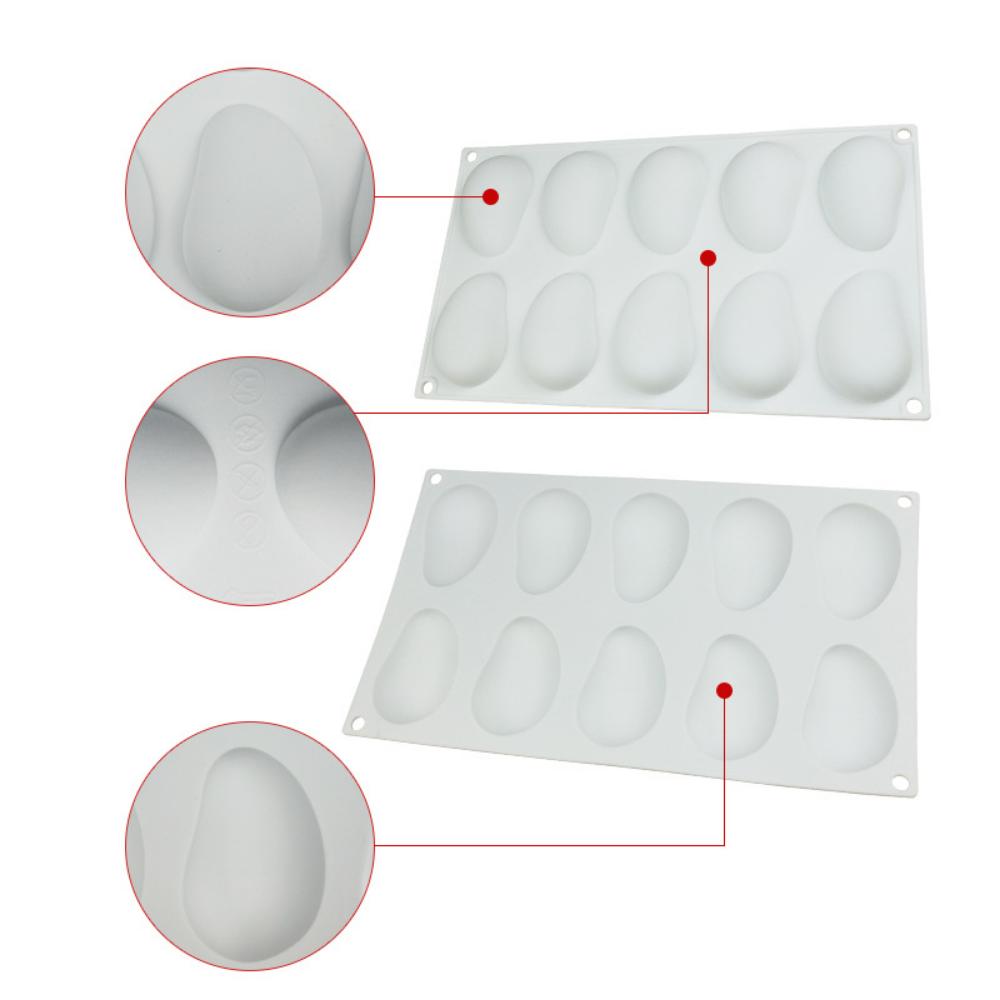 Molde para mousse de Mango y concha, molde de silicona para pastel, horneado DIY